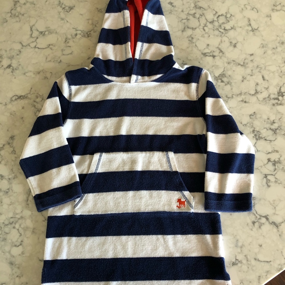 Mini Boden Cover-Up Hoodie